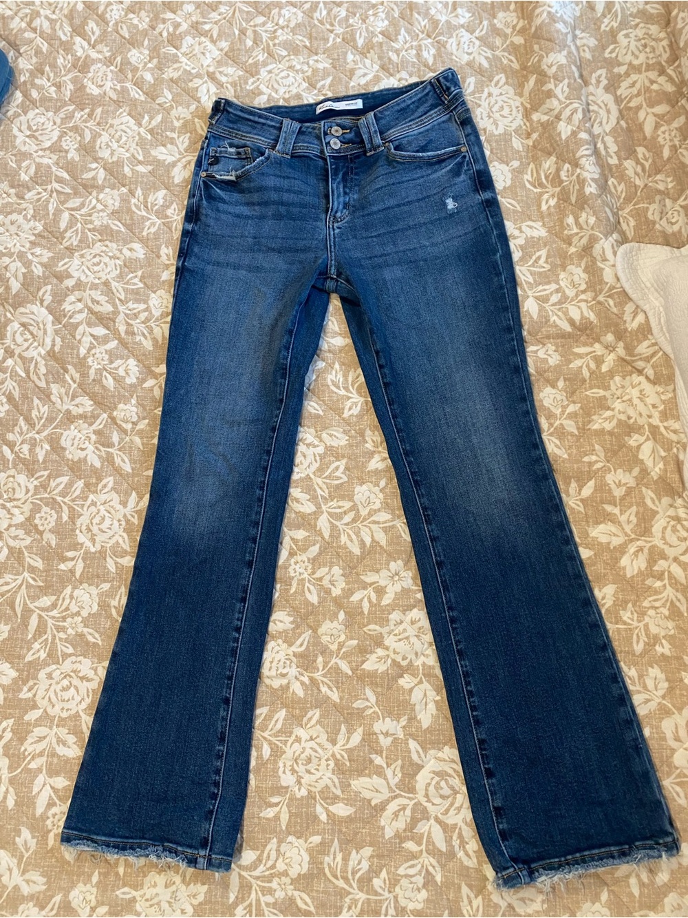 KanCan Dark Blue Flare Jeans